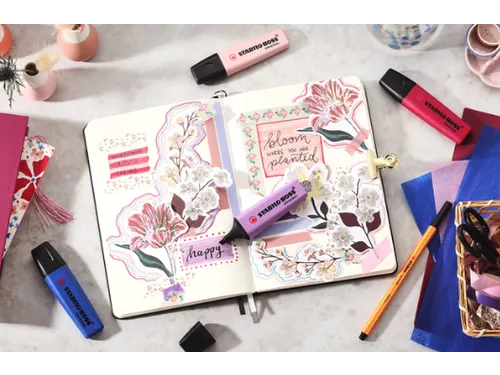 Markeerstift STABILO Boss 70/128 Wildflower ultramarijn blauw