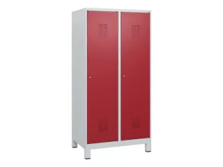schoollocker,HxBxD 1630x800x500mm,2vak,vak B 400mm,cil.-slot,voeten - 2