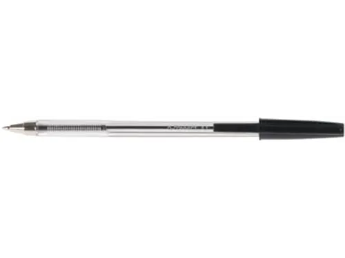 Balpen Met Dop Medium Punt 1.0mm Zwart