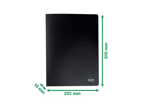Recycle showalbum, ft A4, 20 hoezen, zwart