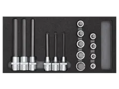 R22150011 Schroevendraaierbussen 1/2 inch 2/6 CT module 15-delig