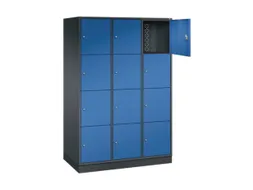 grootvolume-lockersysteem,HxBxD 1950x1220x600mm,3x4vakken,cil.-slot
