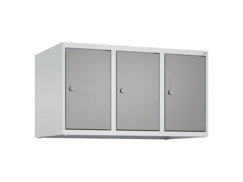 opzetkast,v. locker,3vak.,vak B 300mm,HxBxD 500x900x500mm,cilinderslot
