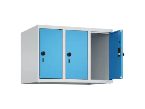 opzetkast,v. locker,3vak.,vak B 250mm,HxBxD 500x750x500mm,vleugeldeur