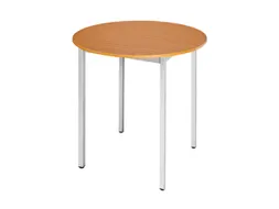 Tafel Rond 80 Cm Frame Aluminium Blad Kersenhout