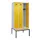 locker met bank,HxBxD 2120x900x815mm,3vak,vak B 300mm,cilinderslot