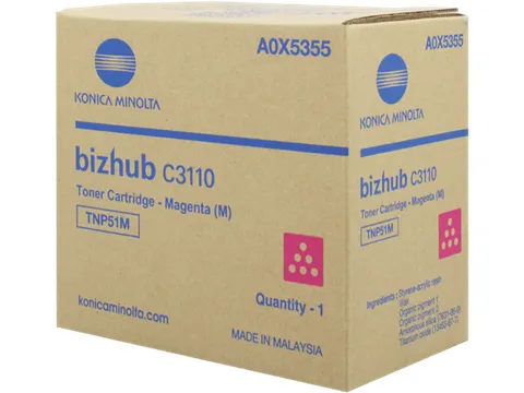 A0X5355 Konica Bizhub C3110 Toner Magenta