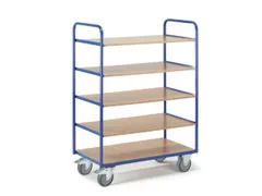 etagewagen,draagverm. 250kg,5etage(s),laadvl. LxB 800x500mm,MDFetage