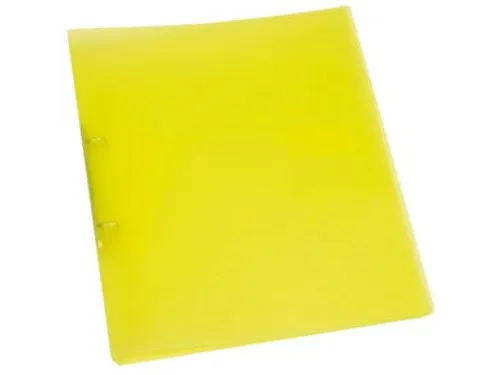 Ringmap A4 2 Ringen 16mm Transparant Geel