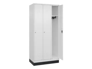 locker,HxBxD 1950x900x500mm,3vak,vak B 300mm,cil.-slot,sokkel - 2