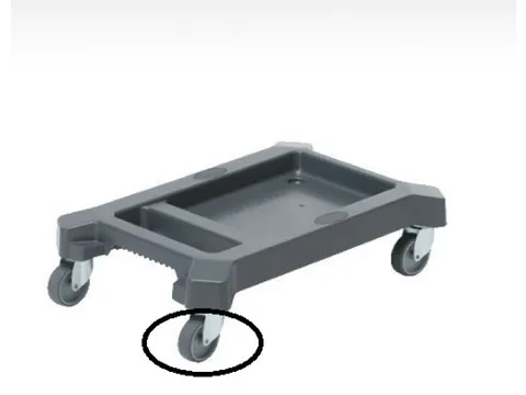 Vileda UltraSpeed zwenkwiel 75 mm tbv 147596