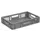 Euronorm Stapelkrat Pe 120x600x400mm 23liter Open Grijs