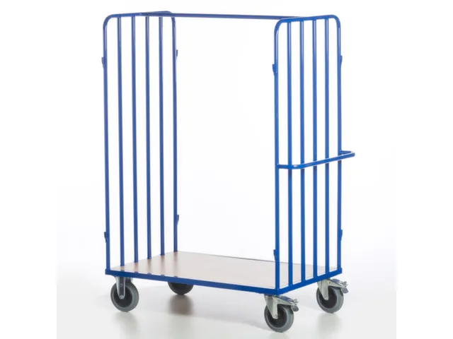 chariot de transport de colis,force 600kg,plateau Lxl 1200x800mm