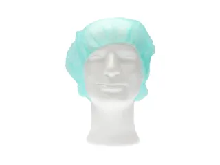PP non woven haarnet groen 50cm bouffant cap maat M 1000 Stuks - 1