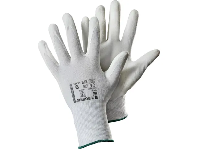 Tegera 875 precisiehandschoenen wit maat 9 12 paar