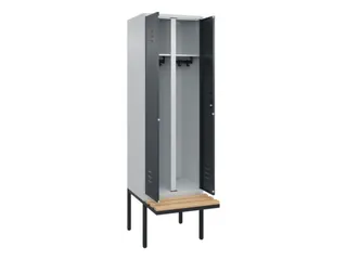locker voor scheiding van kleding,HxBxD 2120x600x815mm,2vak - 2