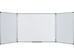Tableau blanc tryptique Excellence émaillé trio 90x60cm (fermé)