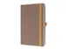 Cahier Linescape A5 brun ligné couverture rigide