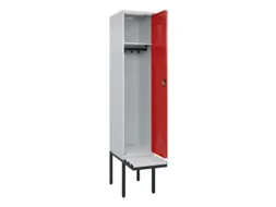 locker met bank,HxBxD 2120x400x815mm,1vak,vak B 400mm,cilinderslot