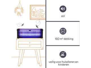 Elektrische Insectenverdelger 360° - 2x20W - 6