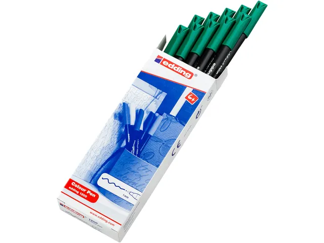 Fineliner edding 1200 groen 0.5-1.0mm