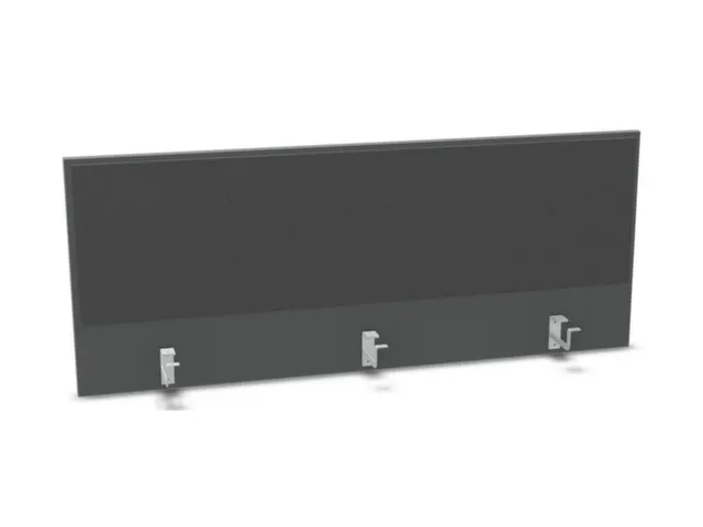 opzetpaneel bureau aanbouw achter MS-donkergrijs antraciet 1400mm