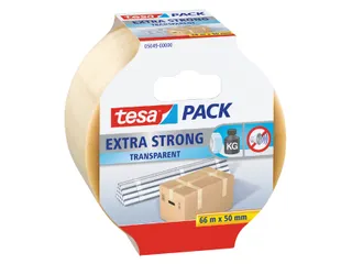Verpakkingstape Tesapack Extra Strong 50mmx66m transparant PVC - 1
