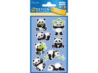 Glossy etiket Z-design Kids pakje a 1 vel panda