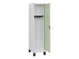 schoollocker,HxBxD 1630x400x500mm,1vak,vak B 400mm,cil.-slot,voeten