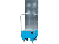 verrijdbare opvangbak,v. 1x60l vat,opvangvol. 60l,HxBxD 1775x590x570mm