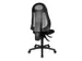 chaise de bureau pivotante,Mécan. synchrone,assise tissu noir