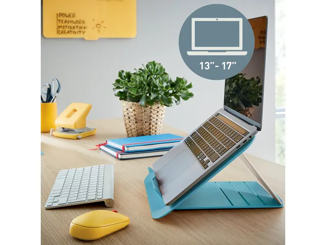 Laptopstandaard Leitz Ergo Cosy verstelbaar recyled blauw