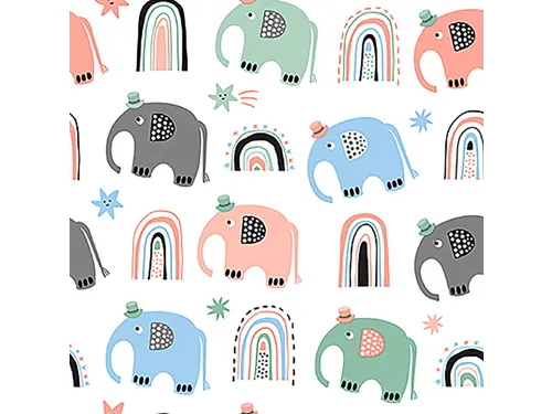 Inpakpapier Colorful kids 200x70cm