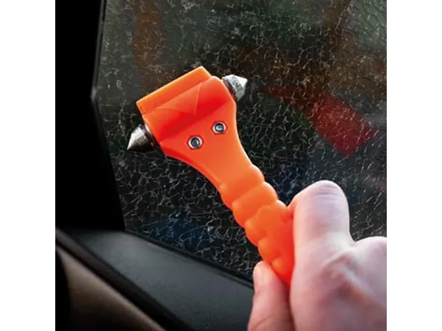 First Aid Only Noodhamer + Gordelsnijder incl. Houder 2 stuks Oranje