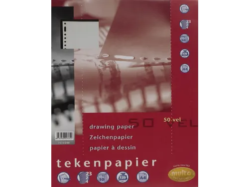 Interieur Multo tekenpapier A4 23-gaats 50vel