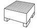 Bac de rétention modulable 1x200l vol. de rétention 203l HxlxP 465x8
