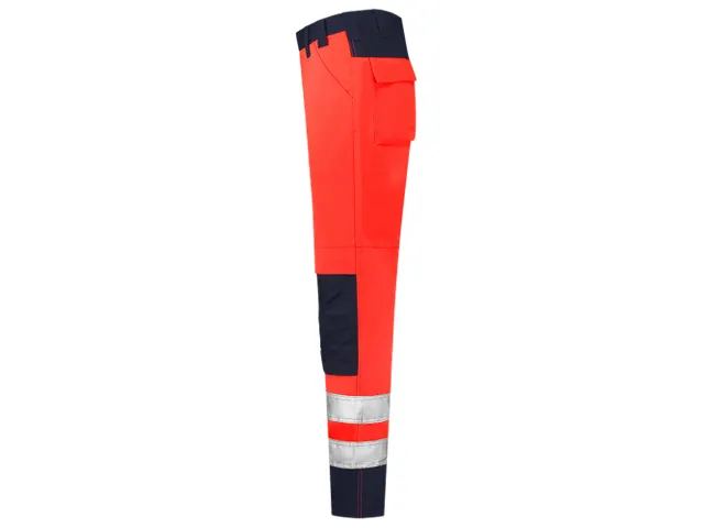 Tricorp 503011 Werkbroek High Vis Bicolor Fluor rood/navy maat 45