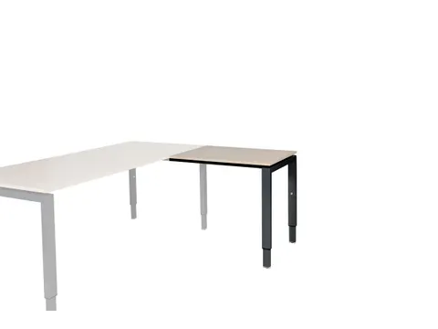 Domino Aanbouw Hoogte Instelbaar 800x600mm Lindberg Eiken 25mm Zwart