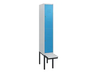 Dubbeldekse dekenkist,HxBxD 1950x300x815mm,1x2vak.,vak B 300mm - 1