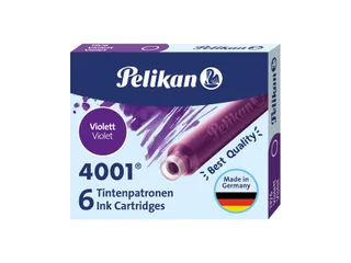 Inktpatroon Pelikan 4001 violet 6 stuks - 1