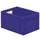 Euronorm-stapelbak 19l 210x400x300mm Wanden/bodem Gesloten Blauw
