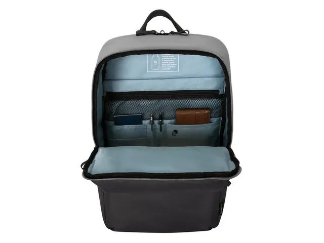 Laptoprugzak 15.6 Inch Sagano EcoSmart Travel Backpack Zwart Grijs