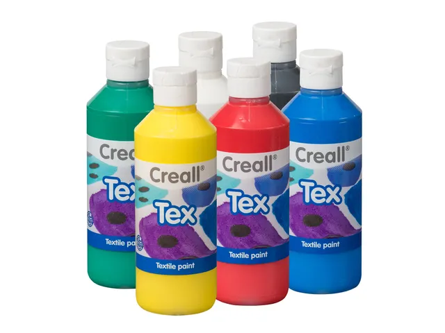 Textielverf Creall Tex 6 stuks 6 kleuren à 250ml