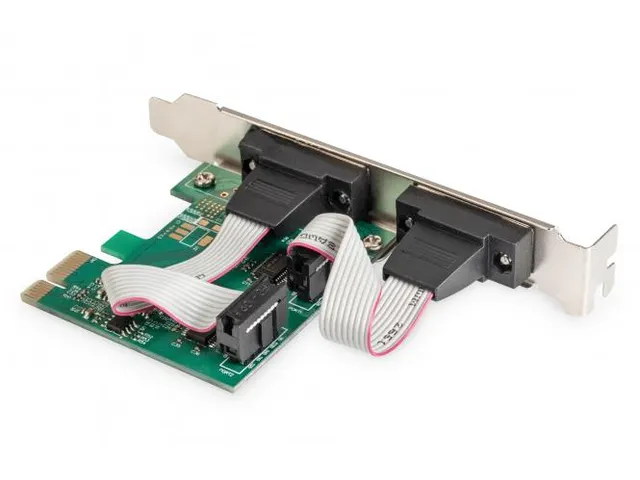 Seriële I/O 2-poorts PCIexpress-uitbreidingskaart ASIX99100-chipset