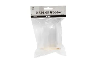 Stolp Creativ Company met houten voet 9.5cm x 6cm - 3
