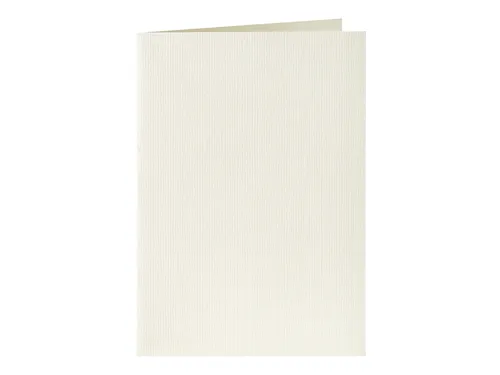 Correspondentiekaart Papicolor dubbel 105x148mm anjerwit pak à 6 stuk