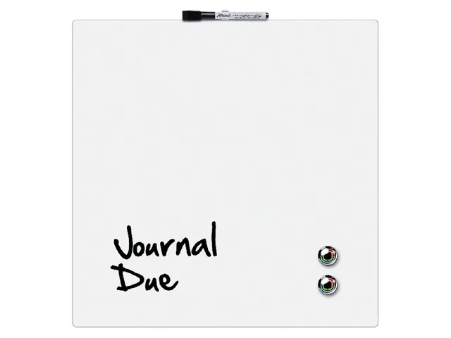 Nobo magnetische droog uitwisbare Mini Whiteboard tegel 36x36cm Wit