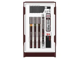 Tekenset rOtring Isograph college 0.2mm, 0.3mm en 0.5mm set à 3 stuks