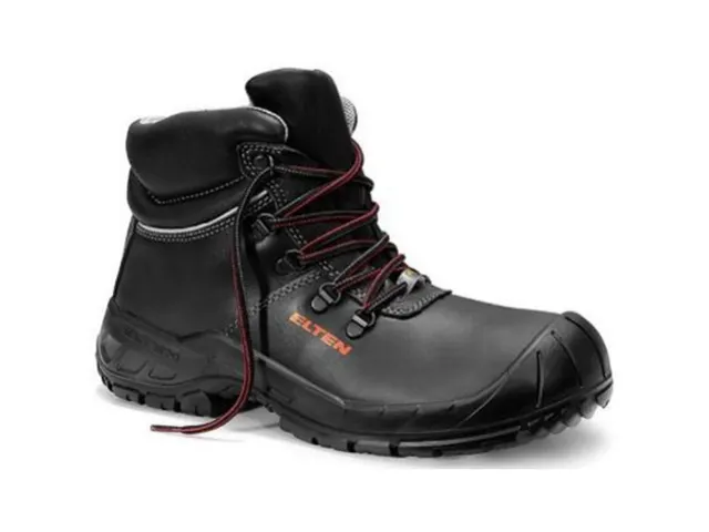 Elten Renzo Mid S3 Veiligheidsschoenen halfhoog ESD Zwart maat W-40