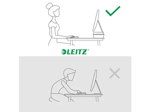 Monitorstandaard Leitz Ergo verstelbaar grijs